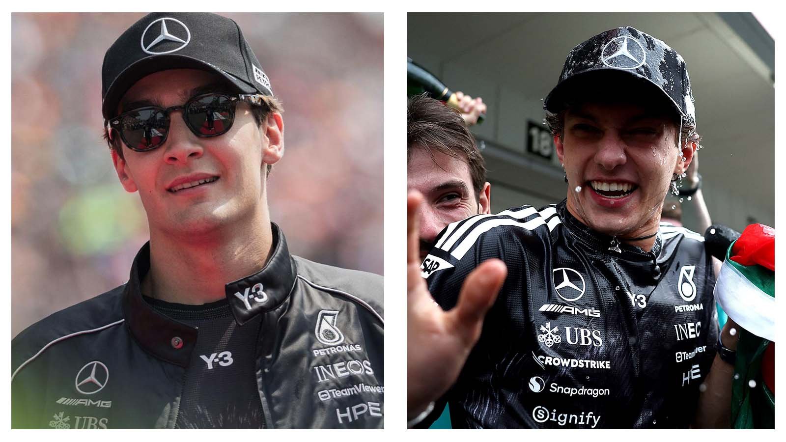 george russell and kimi antonelli